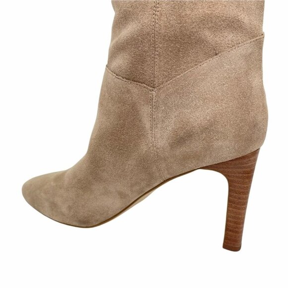 Marc Fisher LTD Zadia Tan Suede Knee High Boots - Picture 9 of 13